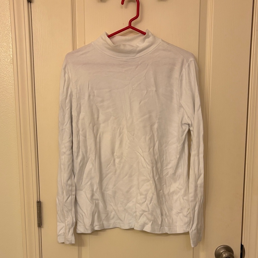 Karen Scott Ivory Turtleneck Sweater